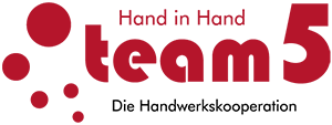 Das Logo der Handwerkskooperation Team 5
